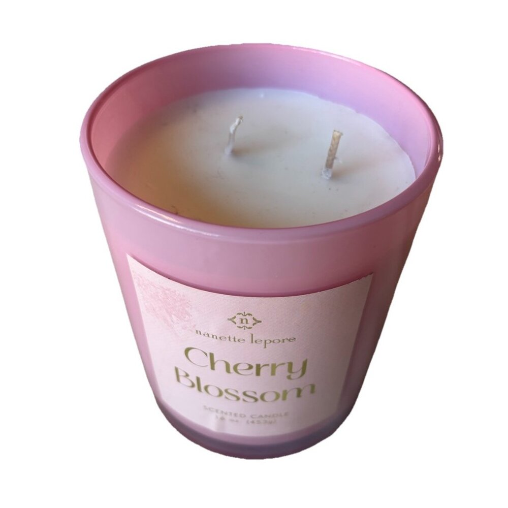 Nanette Lepore Cherry Blossom Pink Candle 16 oz.